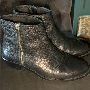 Jcrew Frankie tumbled leather ankle boots